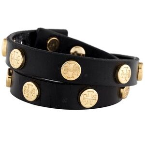 Tory Burch Black and Gold Bracelet